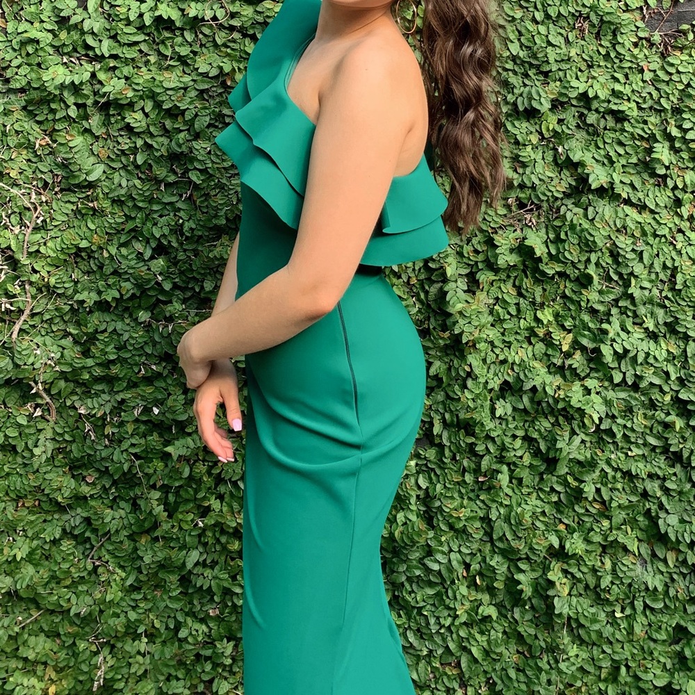 Kelly green long dress!